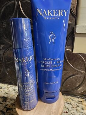 Nakery Beauty Energize + Repair Body Cream & Total Body Magic Spray - Bundle 😍